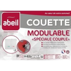 ABEIL Couette MODULABLE Spécial Couple 240x260cm -Lexibook Magasin abeil couette modulable special couple 240x260cm 3087880022374 513847