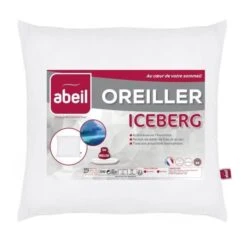 ABEIL Oreiller Moelleux ICEBERG 60x60cm