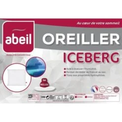 ABEIL Oreiller Moelleux ICEBERG 60x60cm -Lexibook Magasin abeil oreiller moelleux iceberg 60x60cm 3087880022350 513648
