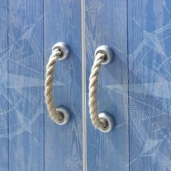 Armoire 2 Portes Avec étagères Blanc Et Bleu Marin -Lexibook Magasin armoire 2 portes avec etageres blanc et bleu marin 52393