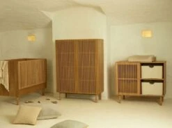 Armoire 2 Portes Bois Frêne Foncé Akaia -Lexibook Magasin armoire 2 portes bois frene fonce hai no ki 5414375185746 592329