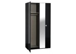 Armoire 2 Portes Laquée Noire Strass -Lexibook Magasin armoire 2 portes laquee noire strass 3102000068756 20788