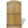 Armoire 2 Portes Pin Massif Ciré Naturel Mexica -Lexibook Magasin armoire 2 portes pin massif cire naturel mexica 3666722585620 246358