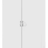 Armoire Blanche 2 Portes Battantes 3 étagères Kaze -Lexibook Magasin armoire blanche 2 portes battantes 3 etageres kaze 105084