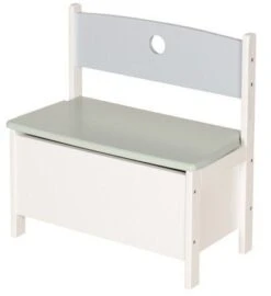 Banc Coffre Hêtre Blanc Coloré Pepino