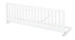 Pinolino Barrière De Protection De Lit Enfant Hêtre Laqué Blanc Comfort