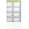 Bibliothèque Blanche Et Vert Drimy 90 Cm -Lexibook Magasin bibliotheque blanche et vert drimy 90 cm 3666722162890 1235750
