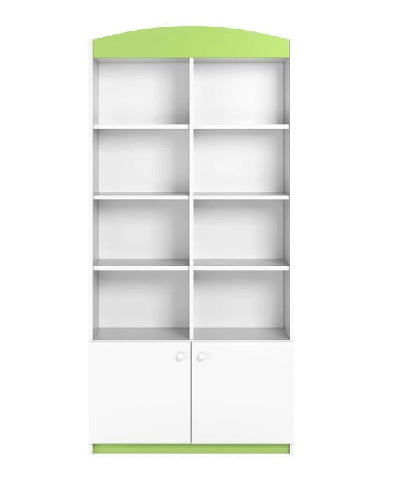 Bibliothèque Blanche Et Vert Drimy 90 Cm 3 Bibliothèque Blanche Et Vert Drimy 90 Cm
