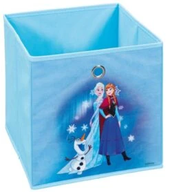 Boîte De Rangement Pliable Tissu Bleu Reine Des Neiges Frozen