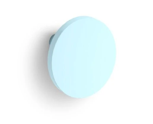 Bureau Blanc Pieds Naturel Et Poignée Ronde Bleu 4 Bureau Blanc Pieds Naturel Et Poignée Ronde Bleu – Image 2