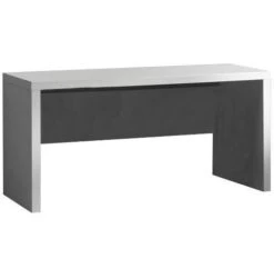 Bureau Bois Laqué Blanc Lara