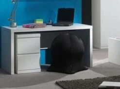 Bureau Bois Laqué Blanc Lara -Lexibook Magasin bureau bois laque blanc lara 5420070201780 690418