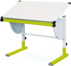 Bureau Inclinable Blanc Et Vert Citix
