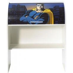 Bureau Informatique Blanc Imprimé Super Héro Coach