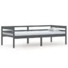 Lit Banquette Gris Foncé Bois De Pin Massif 90x200 Cm -Lexibook Magasin cadre de lit gris fonce bois de pin massif 90x200 cm 3666722222433 1136518