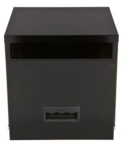 Caisson De Rangement 1 Tiroir Métal Noir Brillant Baryl -Lexibook Magasin caisson de rangement 1 tiroir metal noir brillant baryl 3219092022136 353459