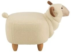 Chaise Enfant Bélier Bois Et Tissu Blanc Et Marron Betty -Lexibook Magasin chaise enfant belier bois et tissu blanc et marron betty 5400924153748 1336997