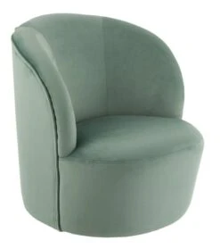 Chaise Enfant Dragon Velours Vert Menthe Dago