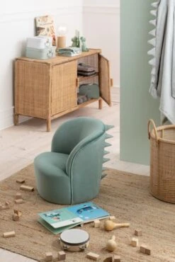 Chaise Enfant Dragon Velours Vert Menthe Dago -Lexibook Magasin chaise enfant dragon velours vert menthe dago 5400924171254 1339073