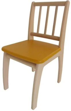 Chaise Hêtre Jaune Naturel Bambino