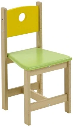 Chaise Hêtre Naturelle Colorée Pepino