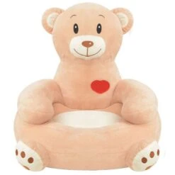 Chaise Pour Enfants En Peluche Ours Marron -Lexibook Magasin chaise pour enfants en peluche ours marron 3666722537773 543471