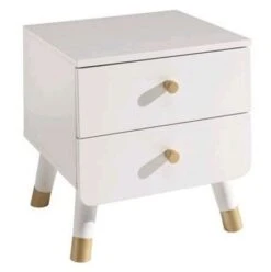 Chambre 3 Pièces Lit Chevet Et Bureau Bois Blanc Satiné Funy 90x200 Cm -Lexibook Magasin chambre 3 pieces lit chevet et bureau bois blanc satine funy 90x200 cm 5420070238045 692582