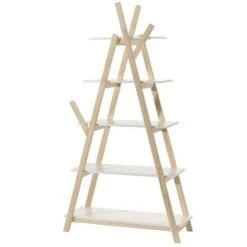 Chambre Enfant 5 Pièces Lit Chevet Bureau Bibliothèque Et Armoire 2 Portes Laqué Blanc Et Pin Clair Kiddy -Lexibook Magasin chambre enfant 5 pieces lit chevet bureau bibliotheque et armoire 2 portes laque blanc et pin clair kiddy 5420070228435 692038