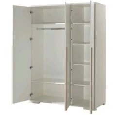 Chambre Enfant 7 Pièces Bois Hêtre Blanc Mat London 90x200 Cm 2 -Lexibook Magasin chambre enfant 7 pieces bois hetre blanc mat london 90x200 cm 5420070233293 690194