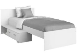 Chambre Enfant Complète 2 Pièces Bois Mdf Blanc Nutéa Lit + Bureau -Lexibook Magasin chambre enfant complete 2 pieces bois mdf blanc nutea lit bureau 3480940289401 577267