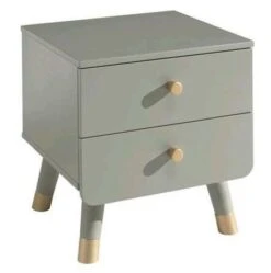 Chambre Lit Enfant 90x200 Cm Et Chevet Bois Vert Olive Satiné Funy -Lexibook Magasin chambre lit enfant 90x200 cm et chevet bois vert olive satine billy 5420070233231 692562