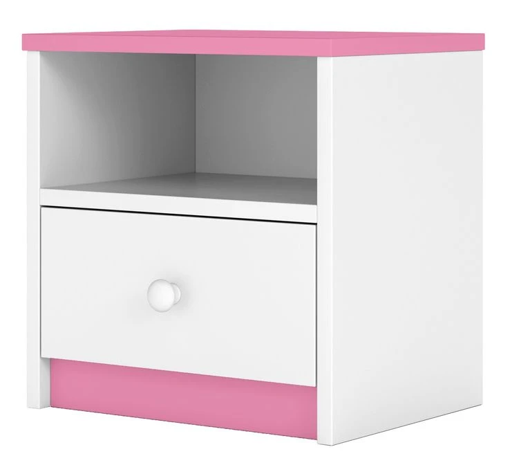 Chevet Blanc Et Rose Drimy 6 Chevet Blanc Et Rose Drimy – Image 4