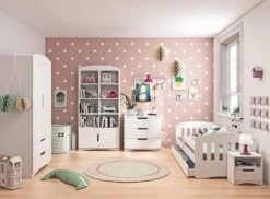 Chevet Blanc Klaky 11 Chevet Blanc Klaky -Lexibook Magasin chevet blanc klaky 3666722166829 1234606