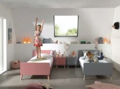 Chevet Enfant 2 Tiroirs Bois Terre Rose Satiné Funy 7 Chevet Enfant 2 Tiroirs Bois Terre Rose Satiné Funy -Lexibook Magasin chevet enfant 2 tiroirs bois terre rose satine billy 5420070232548 692500