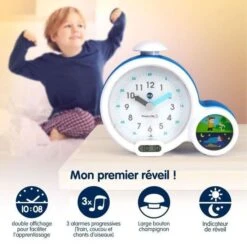 CLAESSENS KIDS Réveil Enfant Kid'Sleep - Rose -Lexibook Magasin claessens kids reveil enfant kid sleep rose 7640116260115 432960