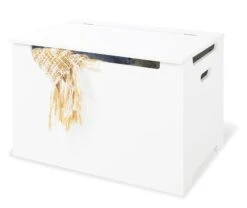 Pinolino Coffre à Jouets Enfant Laqué Blanc