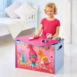 Coffre à Jouets Trolls -Lexibook Magasin coffre a jouets trolls 5013138662779 89316