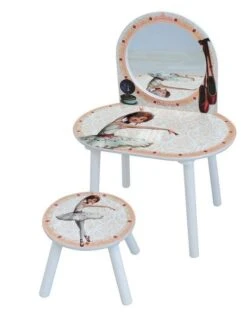Coiffeuse Avec Tabouret Ballerina