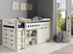 Commode 2 Portes Pin Massif Blanc Pino -Lexibook Magasin commode 2 portes pin massif blanc pino 5420070210706 693745