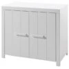 Commode 2 Portes Pin Massif Laqué Blanc Erik -Lexibook Magasin commode 2 portes pin massif laque blanc erik 5420070227339 691615