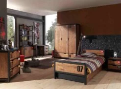 Commode 4 Tiroirs Pin Massif Foncé Et Noir Alex 8 Commode 4 Tiroirs Pin Massif Foncé Et Noir Alex -Lexibook Magasin commode 4 tiroirs pin massif fonce et noir alex 5420070209830 689598