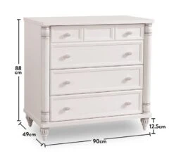 Commode Enfant Blanche 4 Tiroirs Romantika 90 Cm -Lexibook Magasin commode enfant blanche 4 tiroirs romantika 90 cm 8681875092615 1519088