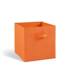 COMPO Tiroir De Rangement - Tissu - 27x27x28 Cm - Orange