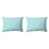 COTE DECO Lot De 2 Taies D'Oreillers Microfibre 50x70 Cm - Bleu Aqua -Lexibook Magasin cote deco lot de 2 taies d oreillers microfibre 50x70 cm bleu aqua 3700287632488 1026828