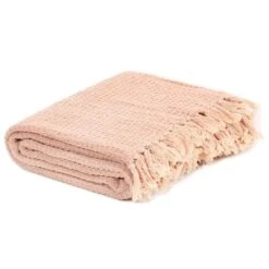 Couverture En Coton 125 X 150 Cm Vieux Rose -Lexibook Magasin couverture en coton 125 x 150 cm vieux rose 8718475734031 586882