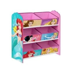 DISNEY PRINCESSES - Meuble De Rangement Pour Chambre D'enfant Avec 6 Bacs