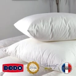 DODO Oreiller ELITE 100% Percale De Coton Confort Medium 45x70cm -Lexibook Magasin dodo oreiller elite 100 percale de coton confort medium 45x70cm 3307410012072 427384