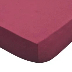 Drap-housse 2 Pcs Jersey De Coton 90x190-100x200 Cm Bordeaux -Lexibook Magasin drap housse 2 pcs jersey de coton 90x190 100x200 cm bordeaux 8718475960607 1268703