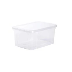 EDA PLASTIQUE Boîte De Rangement Funny Box 8 L - Naturel - 31 X 23,4 X 15,4 Cm
