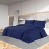 Ensemble De Housse De Couette Bleu Marine 200x200 Cm Microfibre -Lexibook Magasin ensemble de housse de couette bleu marine 200x200 cm microfibre 8720286656235 1500580